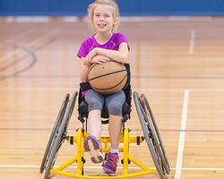 "Junior Varsity” Program for Ages 5-10 with a Mobility Impairment